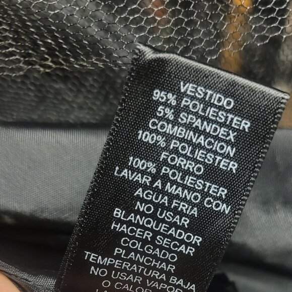 Jessica Howard Black Embellished Ruched Evening Dress Plus 24W EUC Lined 3X - Picture 14 of 14